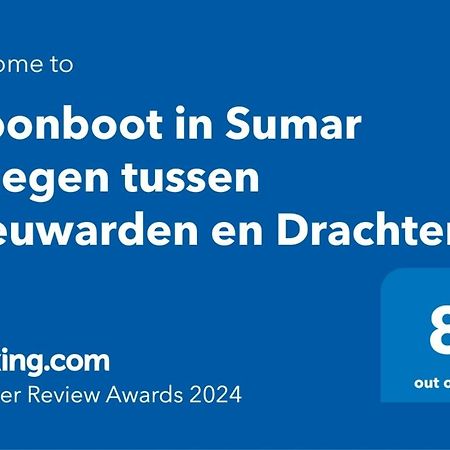 Woonboot In Sumar Gelegen Tussen Leeuwarden En Drachten Suameer Dış mekan fotoğraf
