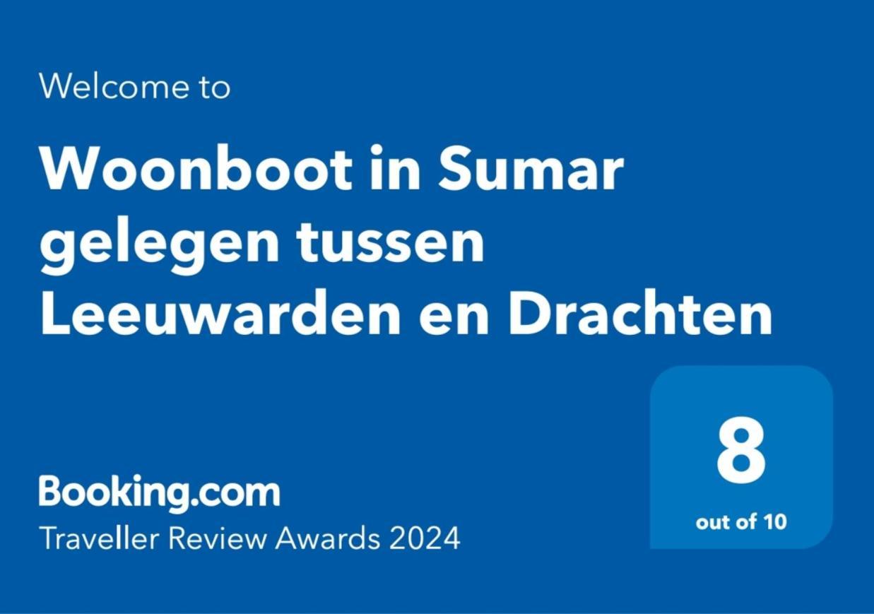 Woonboot In Sumar Gelegen Tussen Leeuwarden En Drachten Suameer Dış mekan fotoğraf
